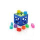 Nibzu Shape Sorting Cube - 12 cm Multicolor, BPA Free, Develops Shape & Color Skills