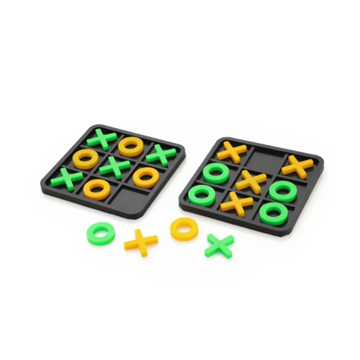Nibzu Tic Tac Toe - 15 cm Multicolor BPA Free Game for Kids and Adults--Nibzu-Nibzu