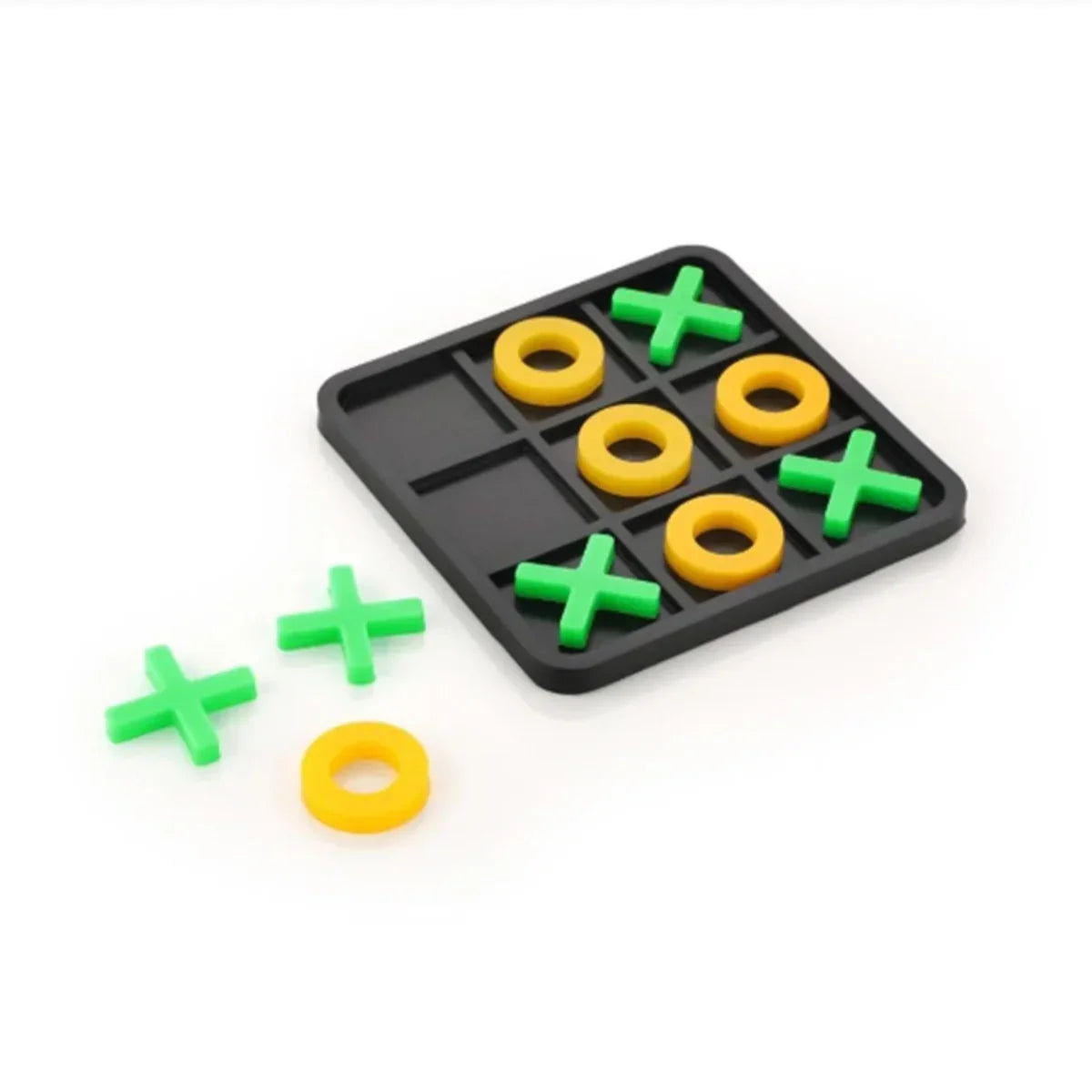 Nibzu Tic Tac Toe - 15 cm Multicolor BPA Free Game for Kids and Adults--Nibzu-Nibzu