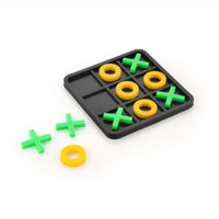 Nibzu Tic Tac Toe - 15 cm Multicolor BPA Free Game for Kids and Adults--Nibzu-Nibzu
