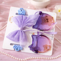 Purple Princess Hair Accessories & Sunglasses Gift Set for Girls