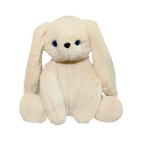 Nibzu Candy Bunny 35cm - Cute Bunny Soft Toy in Rabbit Fur (BEIGE)-soft toys-Nibzu-My Store