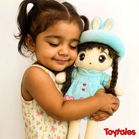 Nibzu 4S Eva Doll - 45cm 4-Way Spandex Doll Soft Toy for Nursery & Gifts (BLUE)-soft toys-Nibzu-My Store