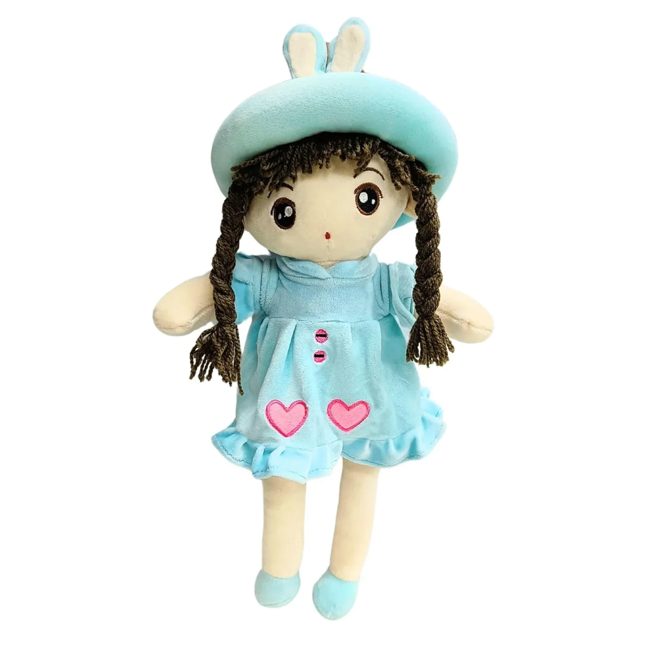 Nibzu 4S Eva Doll - 45cm 4-Way Spandex Doll Soft Toy for Nursery & Gifts (BLUE)-soft toys-Nibzu-My Store