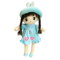 Nibzu 4S Eva Doll - 45cm 4-Way Spandex Doll Soft Toy for Nursery & Gifts (BLUE)-soft toys-Nibzu-My Store
