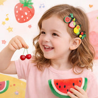 Fun & Cute Fruit Hair Clips for Kids & Toddlers