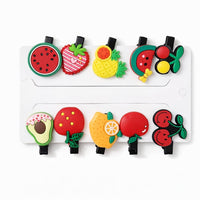 Fun & Cute Fruit Hair Clips for Kids & Toddlers