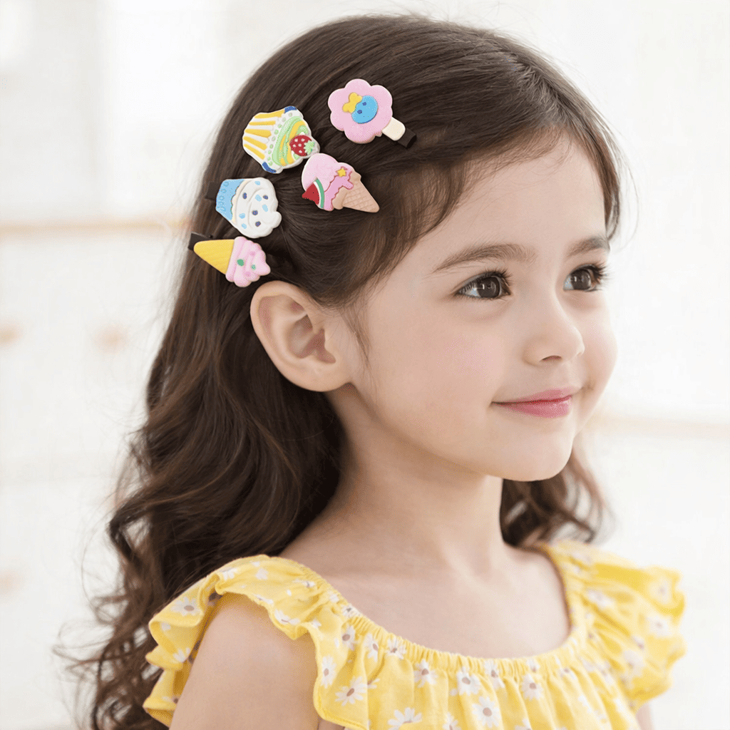 Ice Cream Hair Clips for Kids – Cute & Colorful Baby Hair Clips