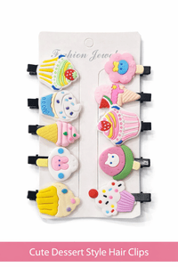 Ice Cream Hair Clips for Kids – Cute & Colorful Baby Hair Clips