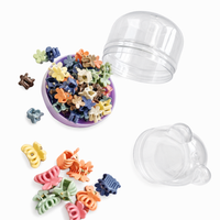 Cute Flower Claw Clip Set (50 Small + 10 Big) – Hair Clutcher & Hair Accessories for Kids and Girls