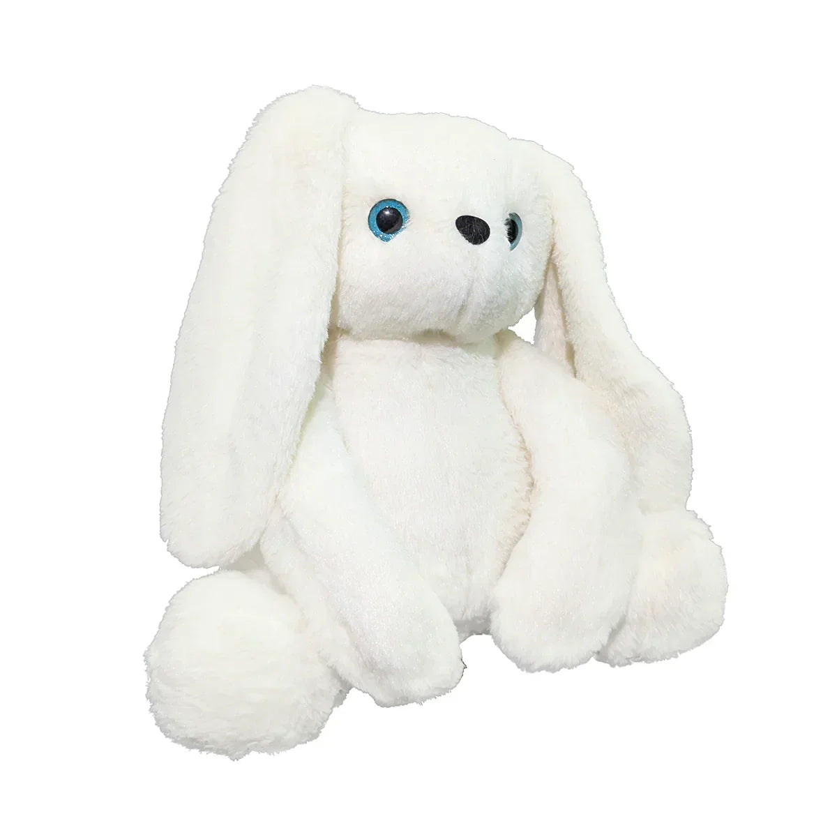 Nibzu Candy Bunny 35cm - Cute Bunny Soft Toy in Rabbit Fur (WHITE)-soft toys-Nibzu-My Store