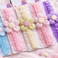 Cute Floral Hair Bands for Kids (Set of 5) | Soft Baby Hair Accessories for Girls